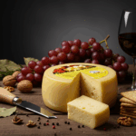 Grill de păstrăv cu ierburi aromate, pâine cu măsline și brânză proaspătă